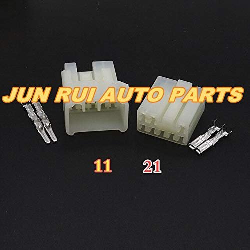 Davitu Cables, Adapters & Sockets - 10pcs/lot 8 Pin 2.3MM Car Audio Plug Male and Female DJ7081-2.3-11-21 Automotive Harness Connector with Terminal - (Color Name: Male and female)