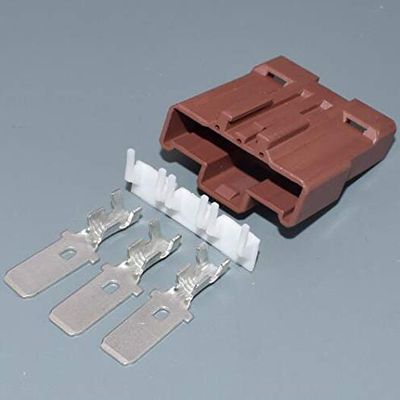 Davitu Cables, Adapters & Sockets - shhworldsea 7.8mm 3pin HD series electric auto wire harness male female connector 6098-0210 6098-0208 - (Color Name: 1set male)