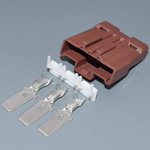 Davitu Cables, Adapters & Sockets - shhworldsea 7.8mm 3pin HD series electric auto wire harness male female connector 6098-0210 6098-0208 - (Color Name: 1set male)