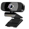 1080P USB Webcam with Microphone, Full HD Webcam for Laptop and Desktop - Video Calling and Recording PC Webcam for Streaming, 360 Degree Rotatable view 1