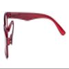 CessBlu Blue Light Filter Eyeglasses Readers,Anti Blue Rays,UV Protection,Computer Reading Glasses for Men Women(Black-Red) +3.5 view 3