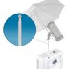 Odyssey White 9" Long 5/8" Baby Pin Majestic Photo Booth Flash Mount view 2