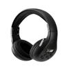 ZOOFEED Portable Personal FM Radio Headphones with Best Reception, Wireless Headset FM Radio Ear Muffs for Walking, Jogging Powered by 2 AA Batteries(Not Included) -Black view 1