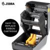 Zebra - ZD420c-Ribbon-Cartridge Desktop Printer for Labels and Barcodes - Print Width 4 in - 203 dpi - Interface: Wifi, Bluetooth, USB - ZD42042-C01W01EZ (Renewed) view 4