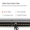 6COM 10G SFP+ DAC Cable, 0.5 M (1.6ft) Passive Twinax Cable, Direct Attach Copper, SFP+ to SFP+, 10GBASE-CU Cable for Cisco, Ubiquiti, D-Link, Supermicro, Netgear, Mikrotik, 0.5 Meter view 4