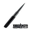 TRUE SPIKE 9 inch BLACK GUNMETAL TIP PENETRATOR FAT BULLET ANTENNA with ANTI-THEFT + COPPER COIL in Heavy Gauge CNC Machined Billet Aluminum Short Compatible with Toyota FJ Cruiser view 4