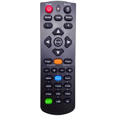INTECHING Projector Remote Control for Optoma EW556, EX555, EX556, TW556-3D, TW635-3D, TX635-3D, W304M, W306ST, W401, W501, X304M, X306ST, X401, X501, ZW210ST, ZW212ST, ZX210ST, ZX212ST