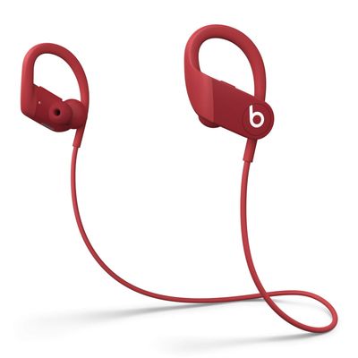 Beats by Dre Powerbeats High-Performance Wireless Earphones - Red - MWNX2LL/A (Renewed)