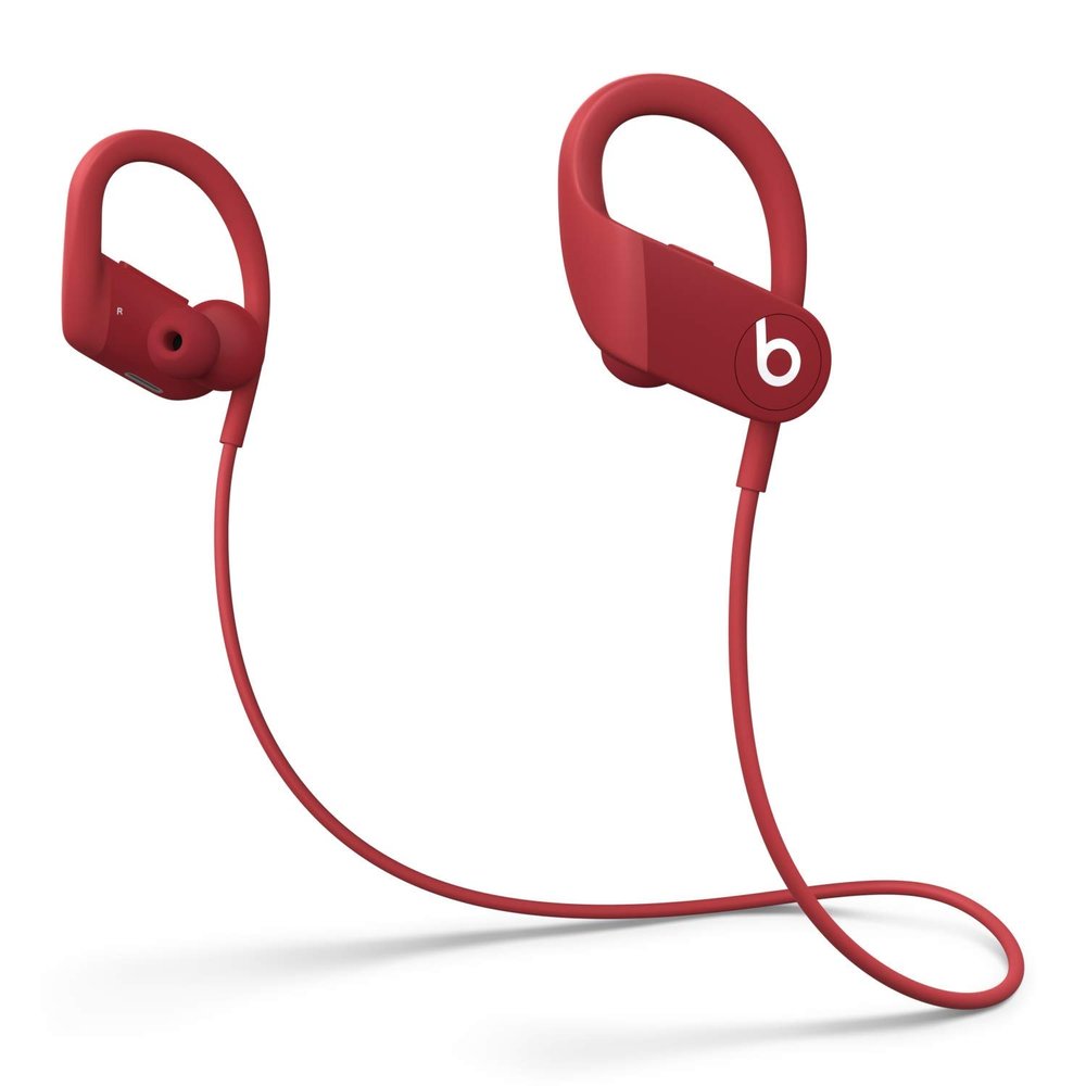 Beats by Dre Powerbeats High-Performance Wireless Earphones - Red - MWNX2LL/A (Renewed)