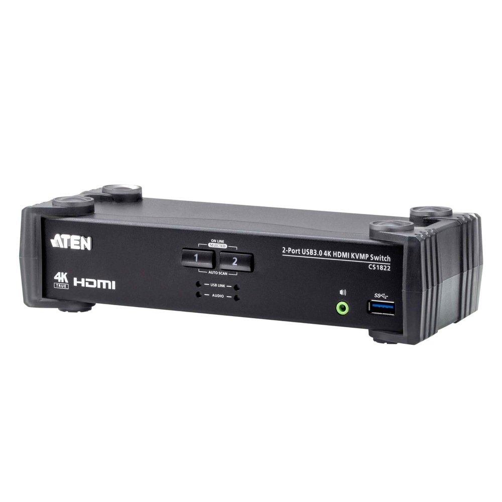 2-Port 4K60 Single View HDMI KVMP