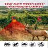 ChunHee Solar Motion Sensor Alarm Outdoor,Solar Alarm Motion Detector with Sound, 129db Sound Security Siren IP65 Waterproof Protected for Villa, Chicken coop, Farm, Yard, 2 Pack view 2