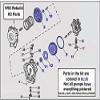Compatible with Johnson Evinrude VRO Pump Rebuild Kit All Years/HP 435921 436095 Aftermarket New view 3