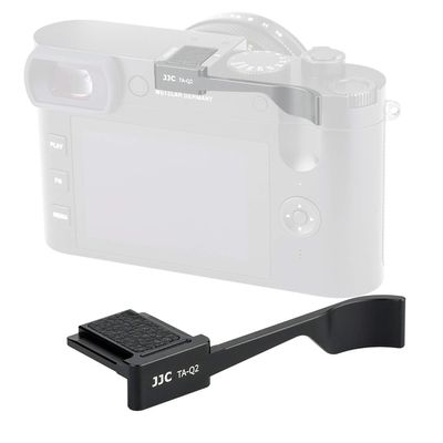 JJC TA-Q2 Thumbs Up Grip for Leica Q2 Camera, Leica Q2 Thumb Grip, Made of Premium Anodized Aluminium Alloy, Silicone Pad, Hot Shoe Grip for Leica Q2, Weight 5G, Size 62x126x212.9mm