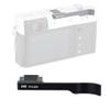 JJC TA-X100V Black Thumbs Up Grip for Fuji X100V Camera, Hot Shoe Thumb Grip Comaptible with Fujifilm X100V X100F X-E3, Made of Premium Anodized Aluminium Alloy, Weight 6G, Size 66.128.39mm view 1