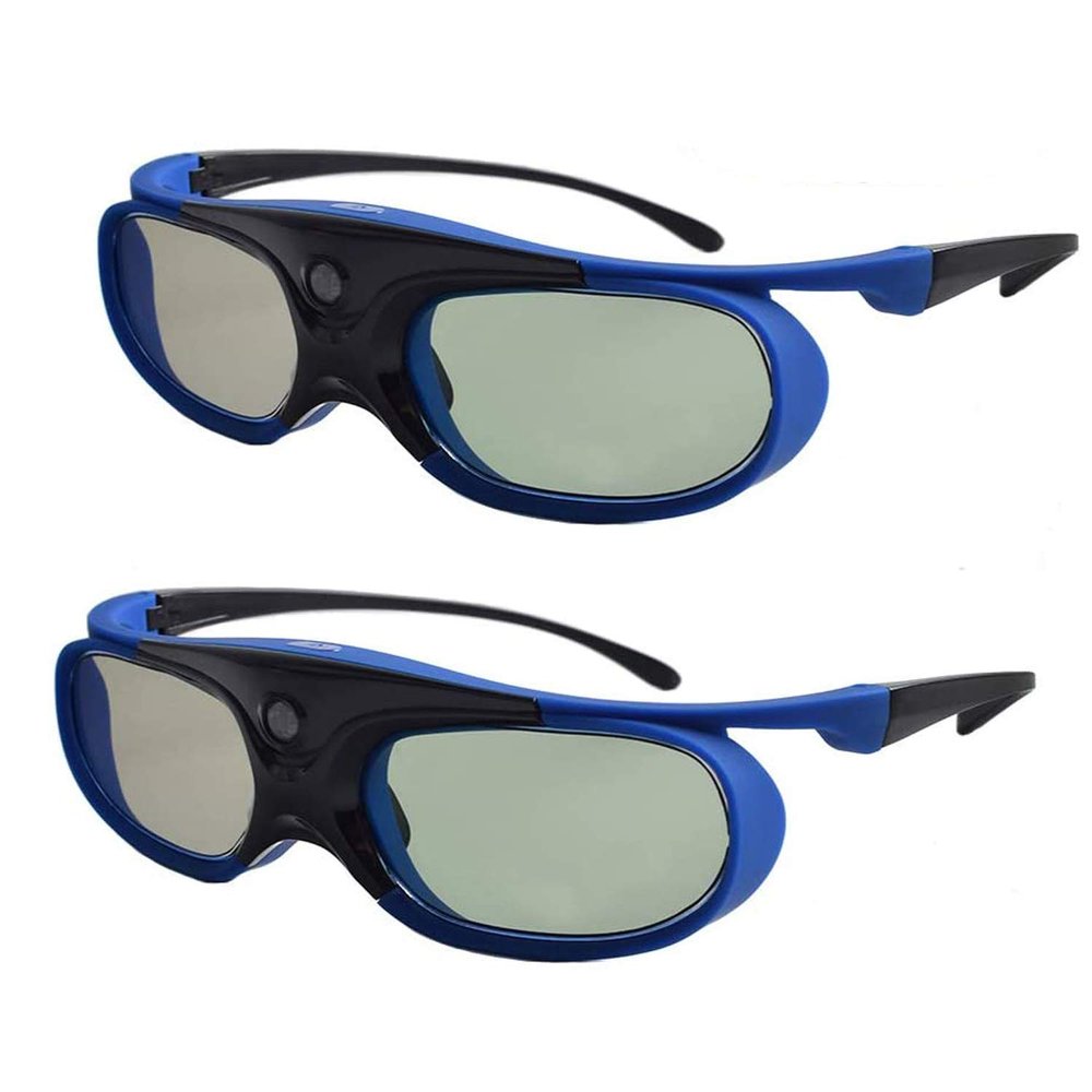 Active Shutter 3D Glasses Active 3D Glasses 3D TV Projectors 3D Movies Games Active RF 3D Glasses for Sony Epson Toshiba Sharp's RF 3D TV Projector Compatible with TDG-BT500A, SSG-5100GB