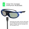 Active Shutter 3D Glasses Active 3D Glasses 3D TV Projectors 3D Movies Games Active RF 3D Glasses for Sony Epson Toshiba Sharp's RF 3D TV Projector Compatible with TDG-BT500A, SSG-5100GB view 4