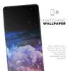 DesignSkinz Purple Blue and Pink Cloud Galaxy | Protective Vinyl Decal Wrap Skin Cover Compatible with The Samsung Galaxy S20 Plus (Full-Body, Screen Trim & Back Glass Skin) view 2