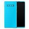 DesignSkinz Solid Turquoise Blue | Protective Vinyl Decal Wrap Skin Cover Compatible with The Samsung Galaxy S20 Plus (Full-Body, Screen Trim & Back Glass Skin) view 1