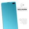 DesignSkinz Solid Turquoise Blue | Protective Vinyl Decal Wrap Skin Cover Compatible with The Samsung Galaxy S20 Plus (Full-Body, Screen Trim & Back Glass Skin) view 2