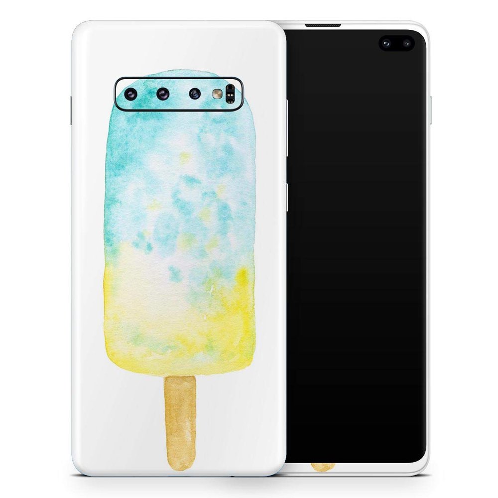 DesignSkinz Summer Mode Ice Cream v9 | Protective Vinyl Decal Wrap Skin Cover Compatible with The Samsung Galaxy S20 Plus (Full-Body, Screen Trim & Back Glass Skin)