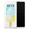 DesignSkinz Summer Mode Ice Cream v9 | Protective Vinyl Decal Wrap Skin Cover Compatible with The Samsung Galaxy S20 Plus (Full-Body, Screen Trim & Back Glass Skin) view 1