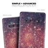 DesignSkinz Red and Blue Glowing Orbs with Silver Sparkle | Protective Vinyl Decal Wrap Skin Cover Compatible with The Samsung Galaxy S20 Plus (Full-Body, Screen Trim & Back Glass Skin) view 4