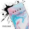 DesignSkinz Marbleized Teal and Pink V2 | Protective Vinyl Decal Wrap Skin Cover Compatible with The Samsung Galaxy S20 Plus (Full-Body, Screen Trim & Back Glass Skin) view 3