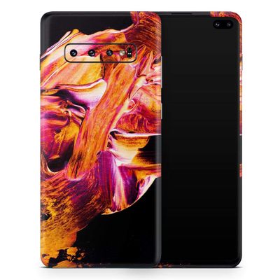 DesignSkinz Liquid Abstract Paint V47 | Protective Vinyl Decal Wrap Skin Cover Compatible with The Samsung Galaxy S20 Plus (Full-Body, Screen Trim & Back Glass Skin)
