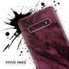 DesignSkinz Black & Pink Marble Swirl V1 2 | Protective Vinyl Decal Wrap Skin Cover Compatible with The Samsung Galaxy S20 Plus (Full-Body, Screen Trim & Back Glass Skin) view 3