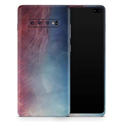 DesignSkinz Abstract Fire & Ice V10 | Protective Vinyl Decal Wrap Skin Cover Compatible with The Samsung Galaxy S20 Plus (Full-Body, Screen Trim & Back Glass Skin)