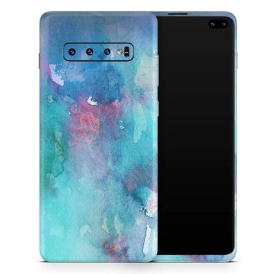 DesignSkinz Bright Absorbed Watercolor Texture | Protective Vinyl Decal Wrap Skin Cover Compatible with The Samsung Galaxy S20 Plus (Full-Body, Screen Trim & Back Glass Skin)