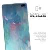 DesignSkinz Bright Absorbed Watercolor Texture | Protective Vinyl Decal Wrap Skin Cover Compatible with The Samsung Galaxy S20 Plus (Full-Body, Screen Trim & Back Glass Skin) view 2