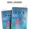 DesignSkinz Bright Absorbed Watercolor Texture | Protective Vinyl Decal Wrap Skin Cover Compatible with The Samsung Galaxy S20 Plus (Full-Body, Screen Trim & Back Glass Skin) view 4