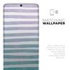 DesignSkinz Purple to Green Watercolor Ombre Stripes | Protective Vinyl Decal Wrap Skin Cover Compatible with The Samsung Galaxy S20 Plus (Full-Body, Screen Trim & Back Glass Skin) view 2
