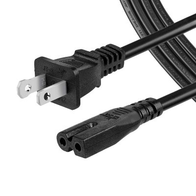 2 Prong Polarized Power Cord for Vizio E-M-Series Smart HDTV, Vizio Sound Bar AC Power Cable Replacement