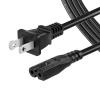 2 Prong Polarized Power Cord for Vizio E-M-Series Smart HDTV, Vizio Sound Bar AC Power Cable Replacement view 1