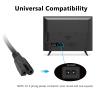 2 Prong Polarized Power Cord for Vizio E-M-Series Smart HDTV, Vizio Sound Bar AC Power Cable Replacement view 2