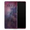 DesignSkinz Abstract Fire & Ice V4 | Protective Vinyl Decal Wrap Skin Cover Compatible with The Samsung Galaxy S10 Plus (Full-Body, Screen Trim & Back Glass Skin) view 1