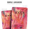 DesignSkinz Liquid Abstract Paint Remix V61 | Protective Vinyl Decal Wrap Skin Cover Compatible with The Samsung Galaxy S10 (Full-Body, Screen Trim & Back Glass Skin) view 4