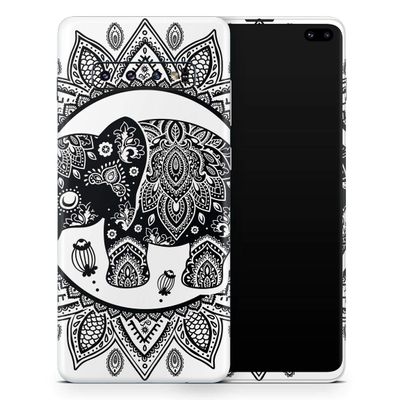 DesignSkinz Indian Mandala Elephant | Protective Vinyl Decal Wrap Skin Cover Compatible with The Samsung Galaxy Fold (Full-Body, Screen Trim & Back Glass Skin)
