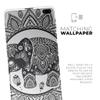 DesignSkinz Indian Mandala Elephant | Protective Vinyl Decal Wrap Skin Cover Compatible with The Samsung Galaxy Fold (Full-Body, Screen Trim & Back Glass Skin) view 2