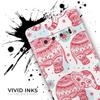 DesignSkinz Sacred Red Elephant and Polkadots | Protective Vinyl Decal Wrap Skin Cover Compatible with The Samsung Galaxy S10e (Full-Body, Screen Trim & Back Glass Skin) view 3