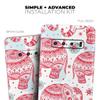DesignSkinz Sacred Red Elephant and Polkadots | Protective Vinyl Decal Wrap Skin Cover Compatible with The Samsung Galaxy S10e (Full-Body, Screen Trim & Back Glass Skin) view 4