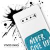 DesignSkinz Never Give Up! | Protective Vinyl Decal Wrap Skin Cover Compatible with The Samsung Galaxy S10 Plus (Full-Body, Screen Trim & Back Glass Skin) view 3