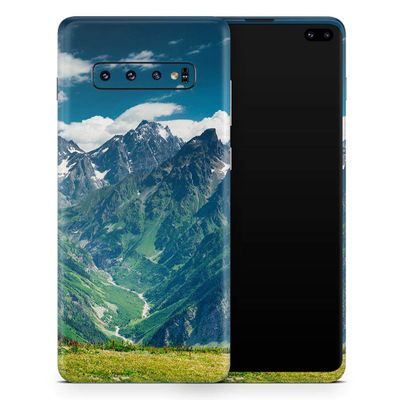 DesignSkinz Scenic Mountaintops | Protective Vinyl Decal Wrap Skin Cover Compatible with The Samsung Galaxy Fold (Full-Body, Screen Trim & Back Glass Skin)