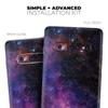 DesignSkinz Glowing Deep Space | Protective Vinyl Decal Wrap Skin Cover Compatible with The Samsung Galaxy S9 (Full-Body, Screen Trim & Back Glass Skin) view 4