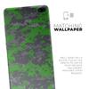 DesignSkinz Dark Green and Gray Digital Camouflage | Protective Vinyl Decal Wrap Skin Cover Compatible with The Samsung Galaxy S10 Plus (Full-Body, Screen Trim & Back Glass Skin) view 2