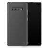 DesignSkinz Solid Dark Gray | Protective Vinyl Decal Wrap Skin Cover Compatible with The Samsung Galaxy S10 Plus (Full-Body, Screen Trim & Back Glass Skin) view 1