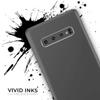 DesignSkinz Solid Dark Gray | Protective Vinyl Decal Wrap Skin Cover Compatible with The Samsung Galaxy S10 Plus (Full-Body, Screen Trim & Back Glass Skin) view 3