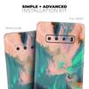 DesignSkinz Liquid Abstract Paint Remix V39 | Protective Vinyl Decal Wrap Skin Cover Compatible with The Samsung Galaxy S20 Ultra (Full-Body, Screen Trim & Back Glass Skin) view 4